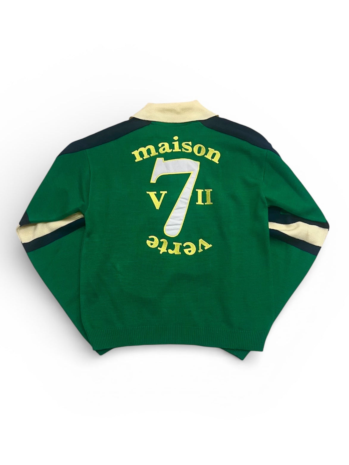 Maison Verte Varsity Knit Polo
