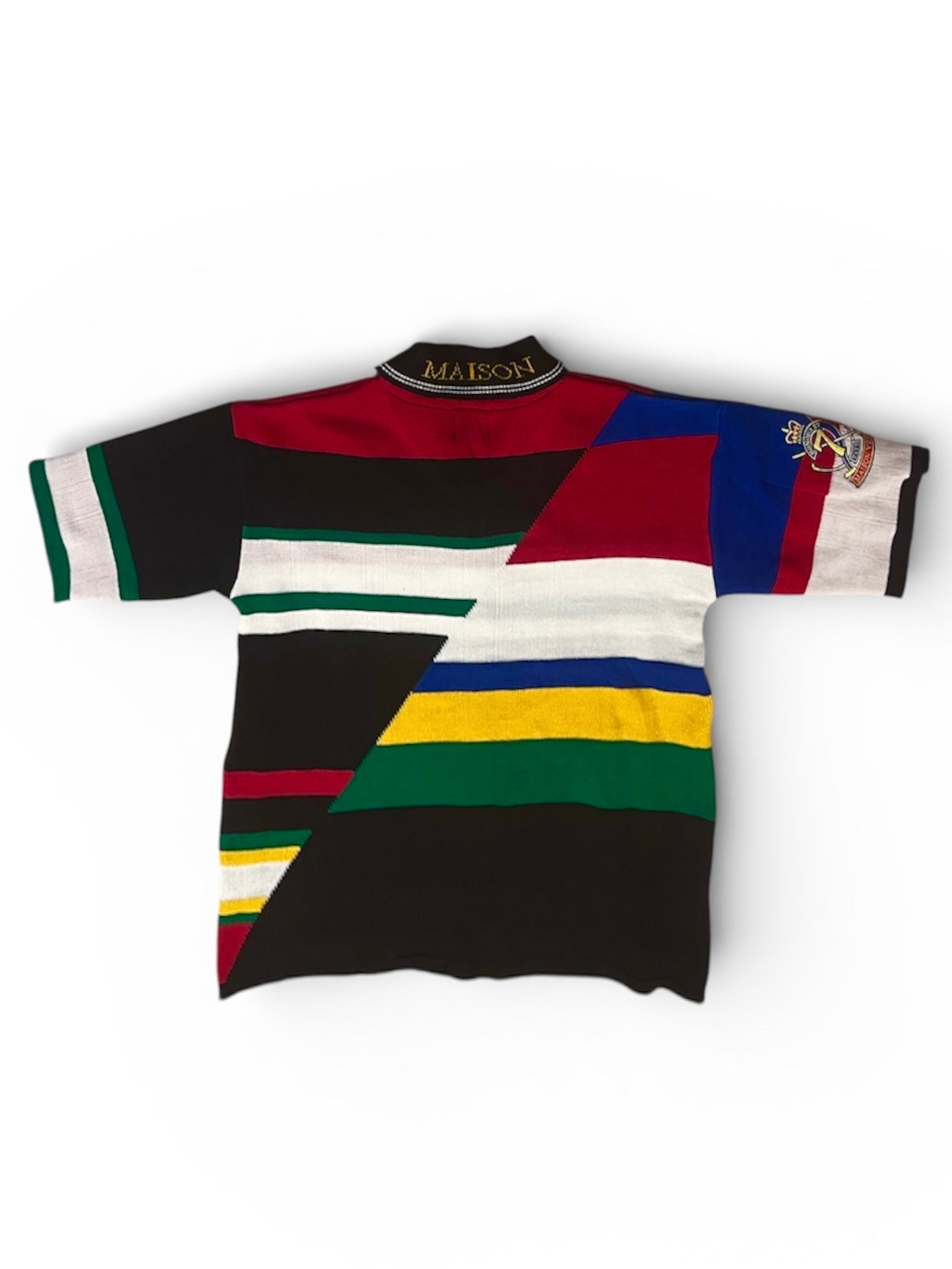 Maison Verte Woven Collard Polo