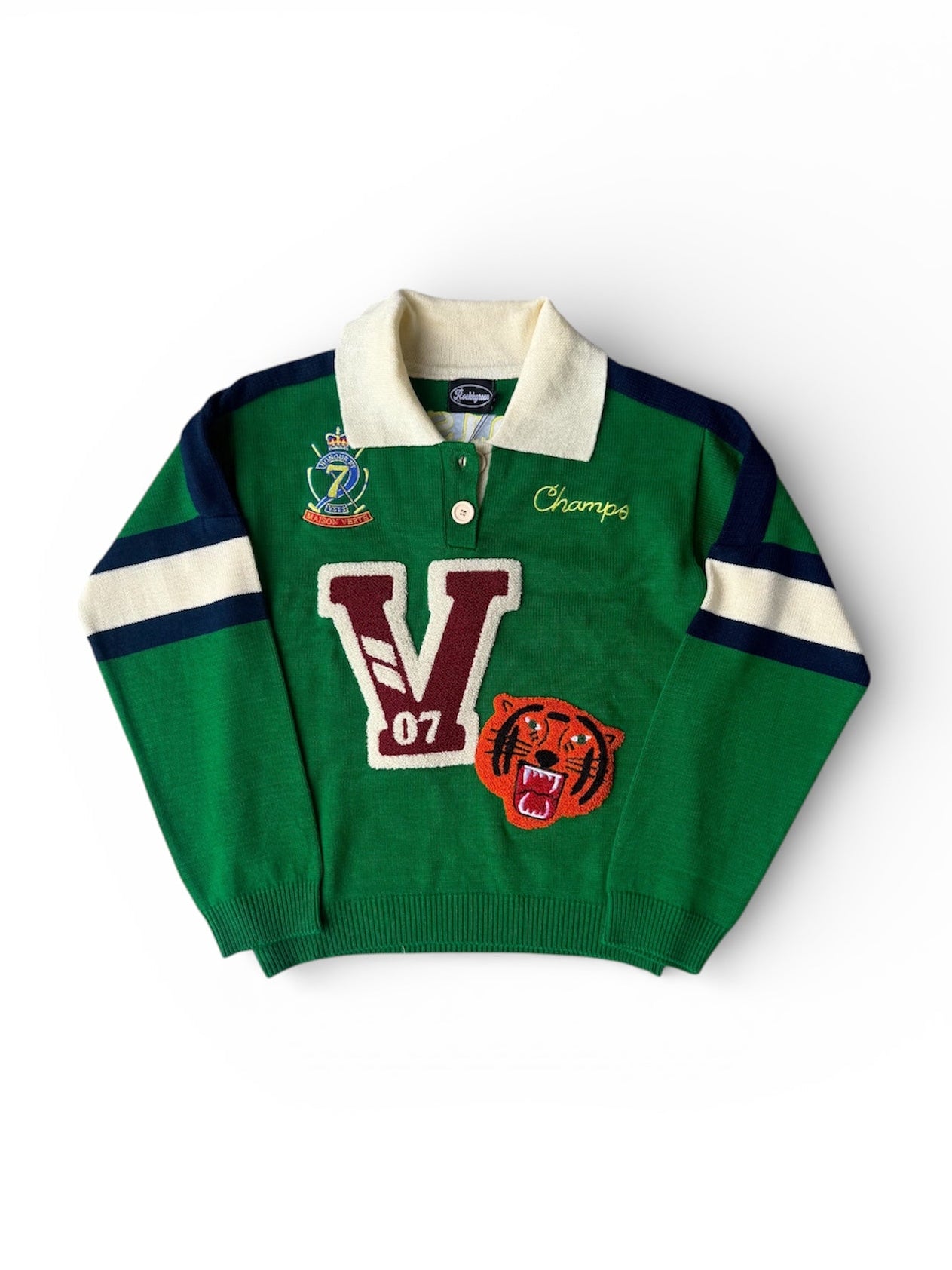 Maison Verte Varsity Knit Polo