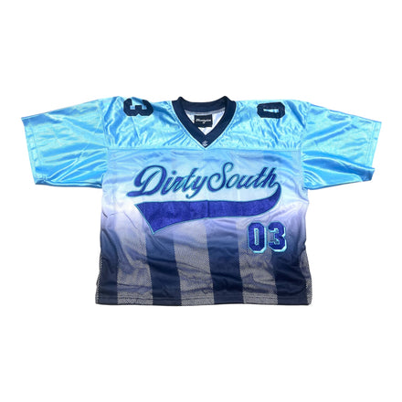 Blue Dirty South” Silk Jersey
