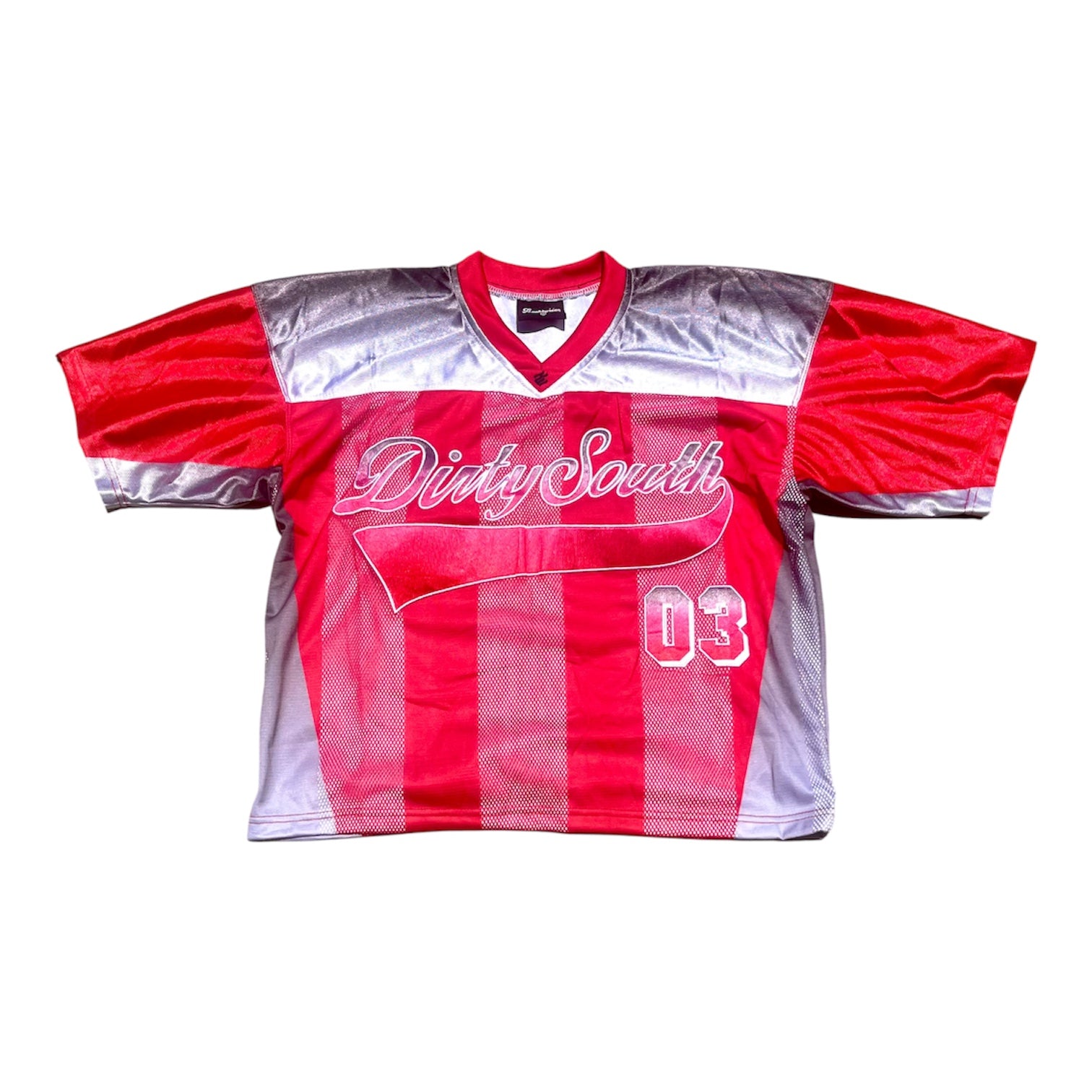 Red Dirty South” Silk Jersey