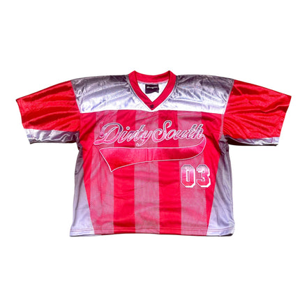 Red Dirty South” Silk Jersey