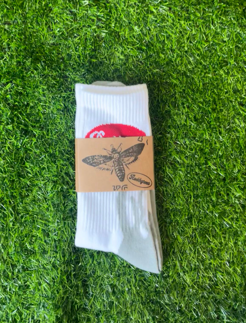 White RCKG socks